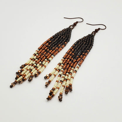 Copper Coast Fringe Earrings