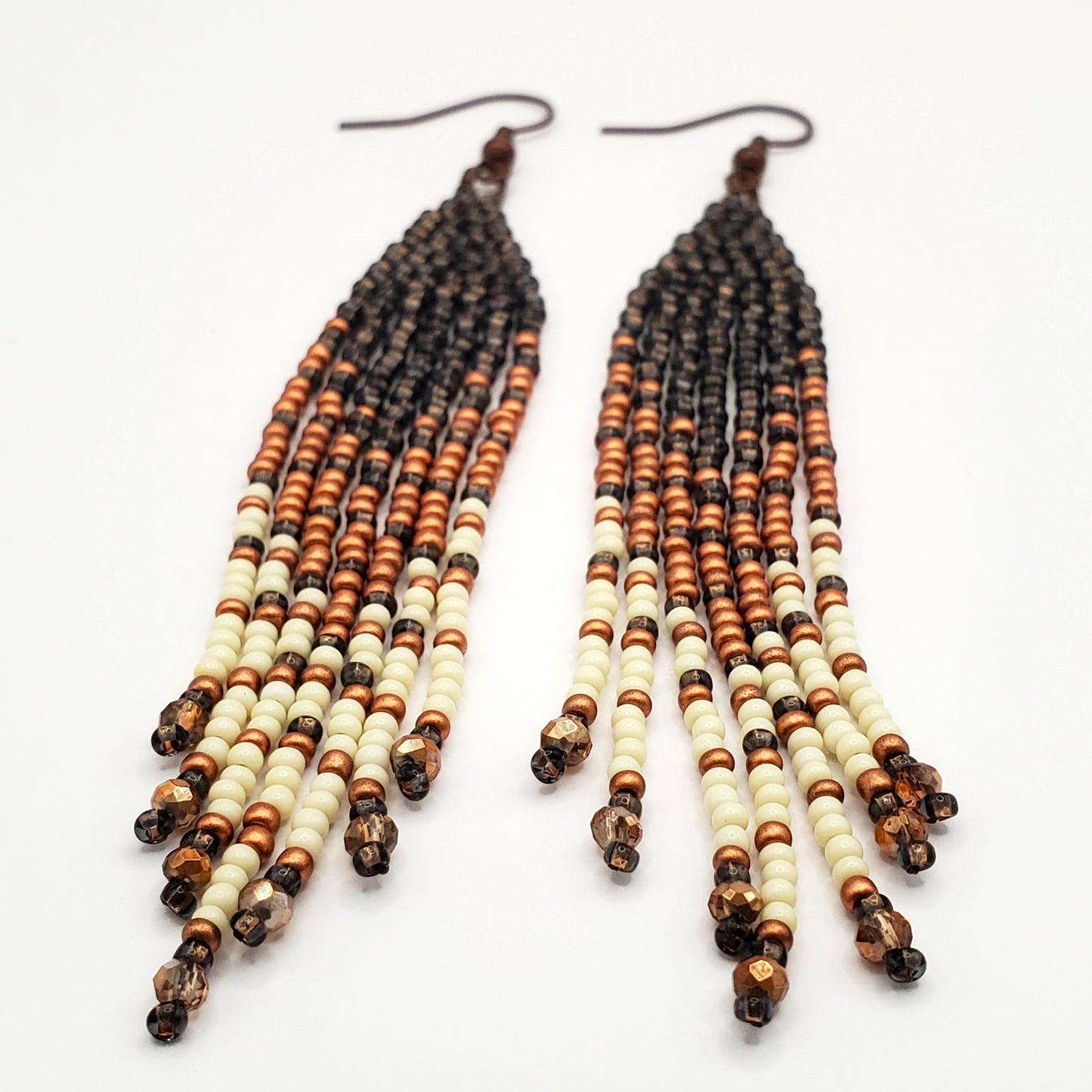 Copper Coast Fringe Earrings