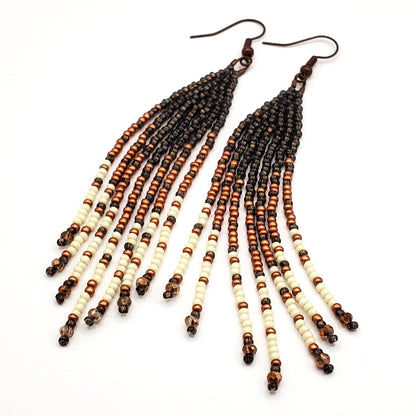 Copper Coast Fringe Earrings