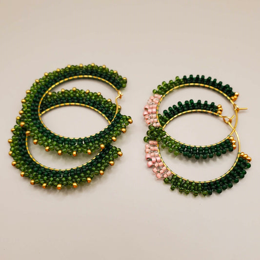 Evergreen Juliet and Lady Hoop Earrings