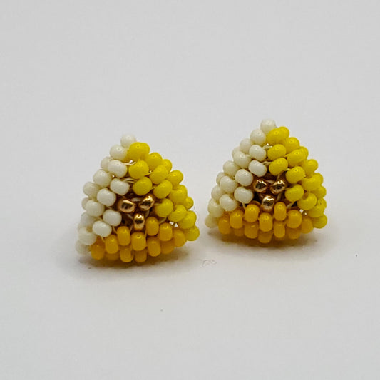 Sunshine Triangle Stud Earrings (The Olivia)