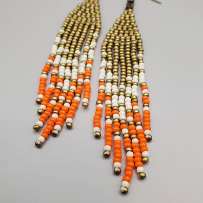 Tiger Fringe Earrings